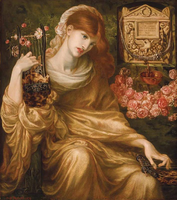 Dante Gabriel Rossetti La viuda romana oil painting picture